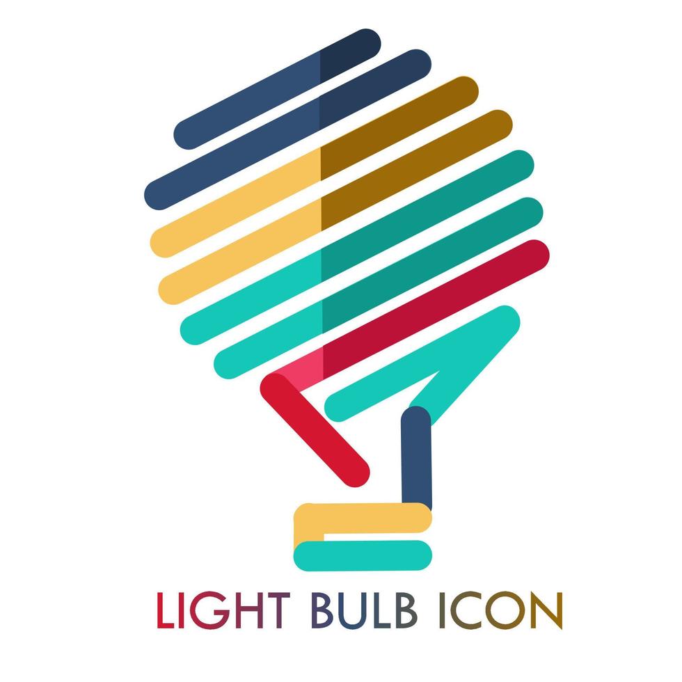 licht lamp logo ontwerp illustratie sjabloon.dit is mooi zo voor uw bedrijf vector