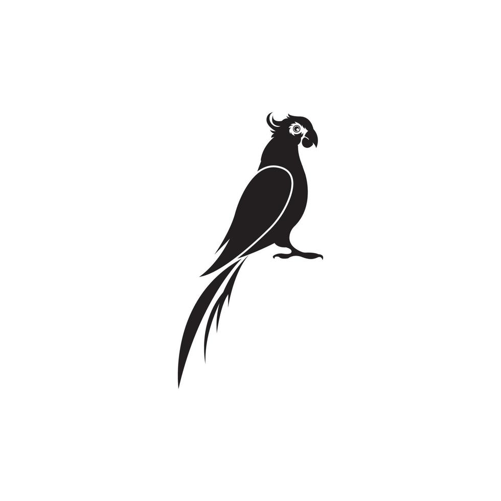 papegaai icoon vector illustratie ontwerp