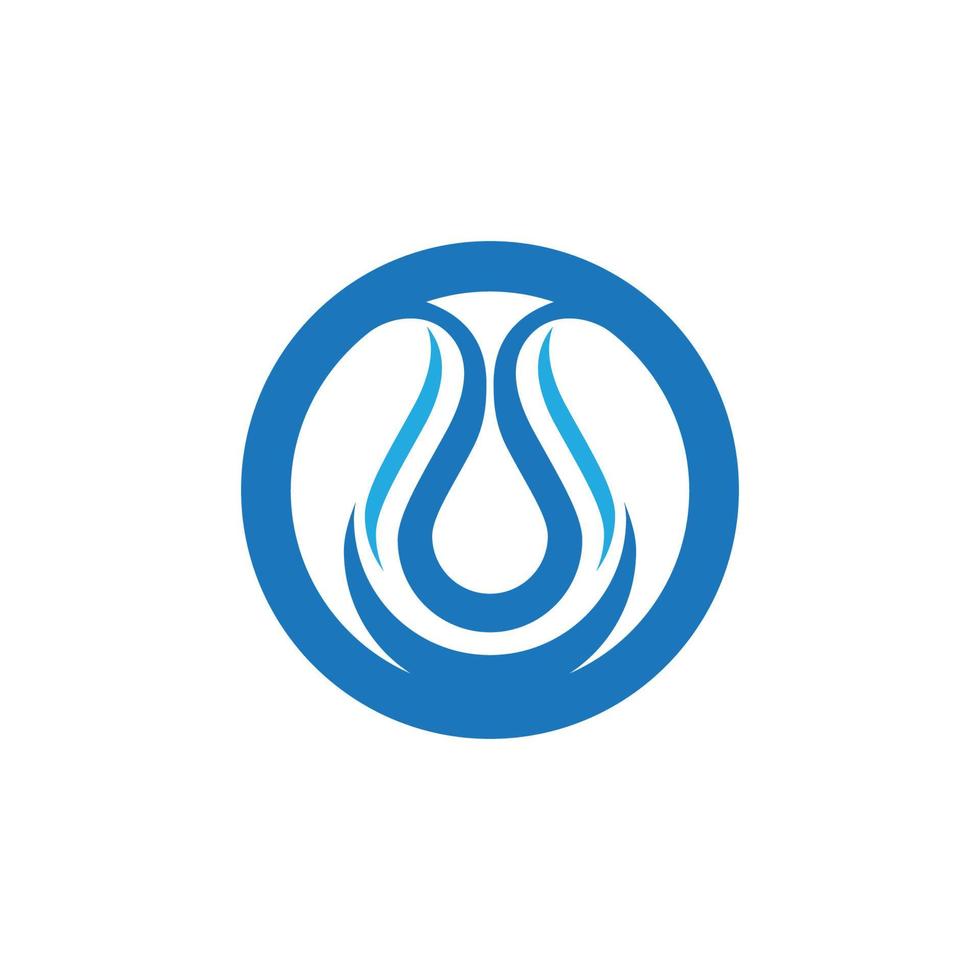 waterdruppel logo sjabloon vector