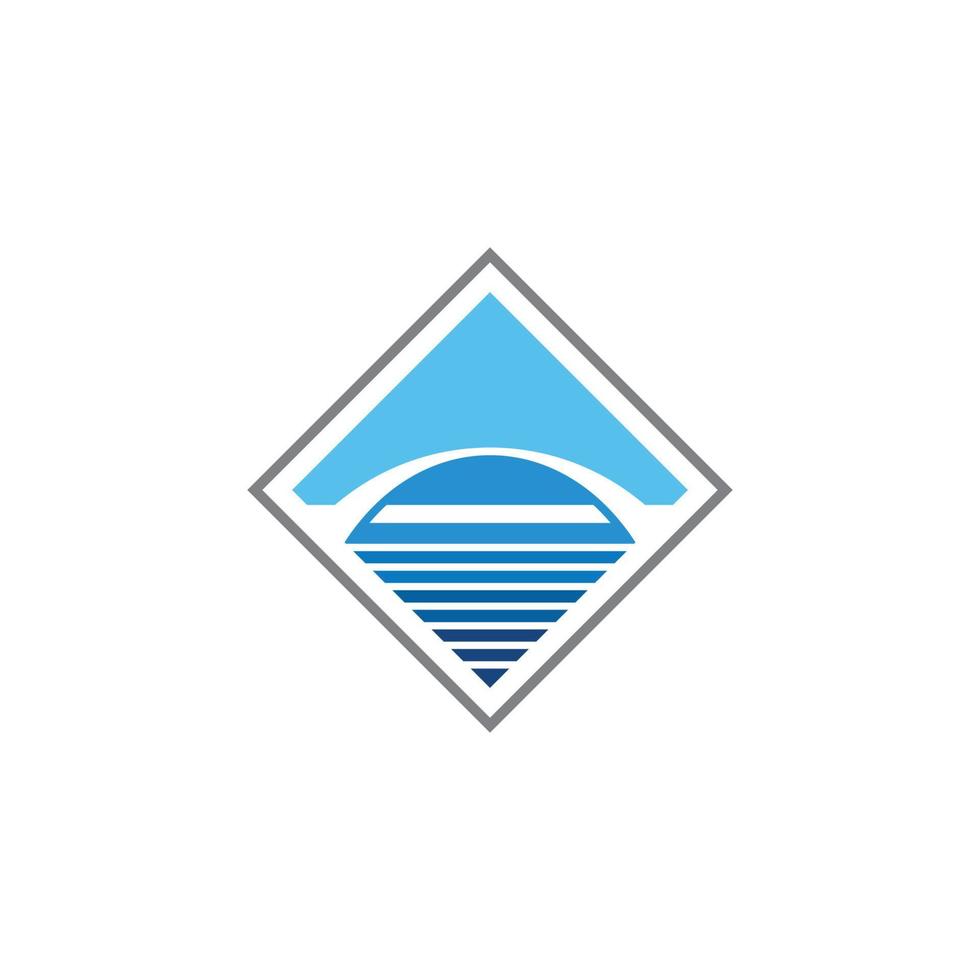 brug logo sjabloon vector pictogram