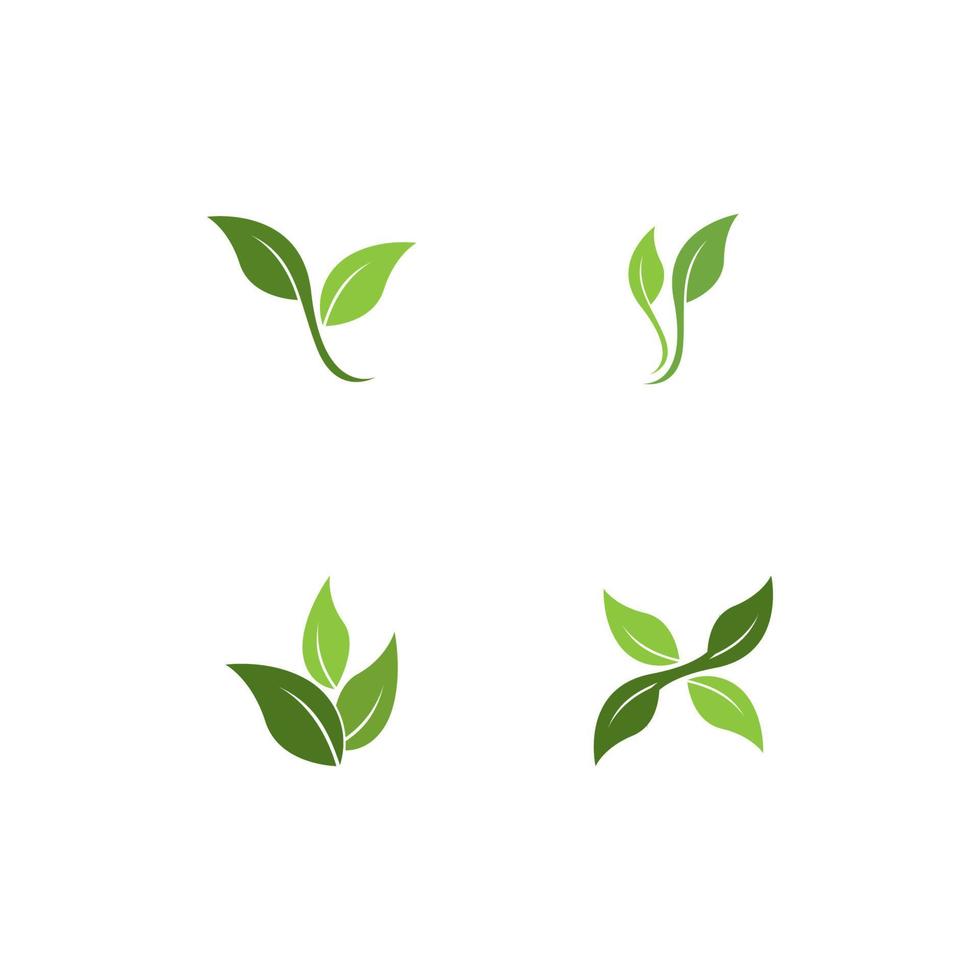 natuur blad pictogram en symbool sjabloon vector