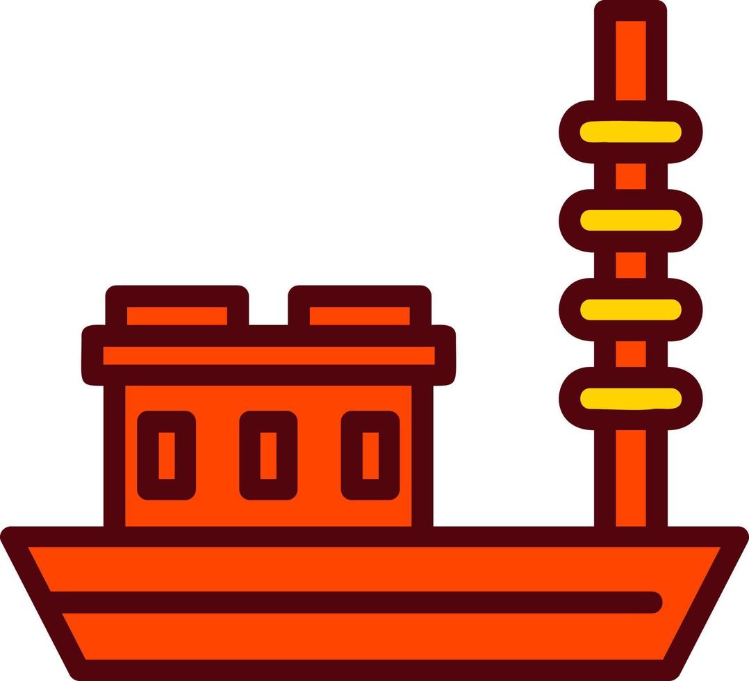 visvangst boot vector icoon