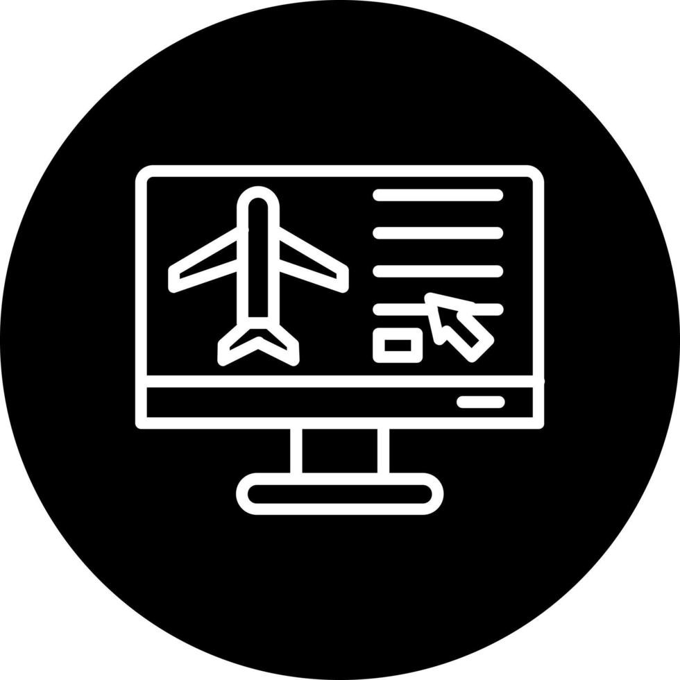 online reservering vector icoon