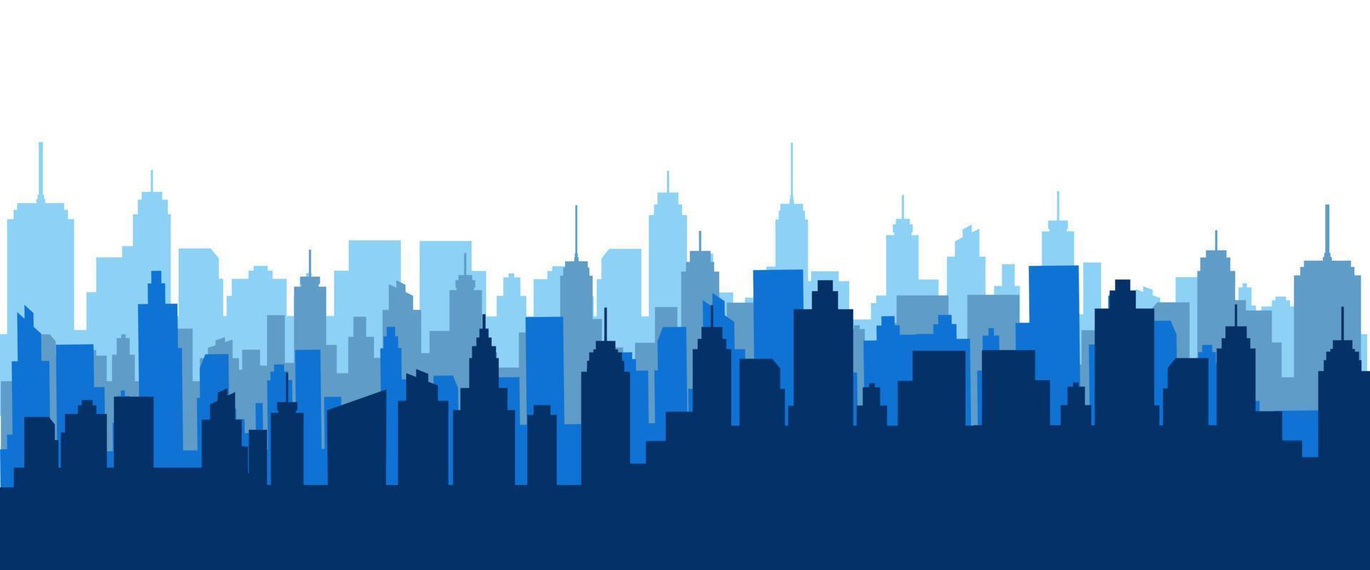 moderne stad skyline vectorillustratie vector