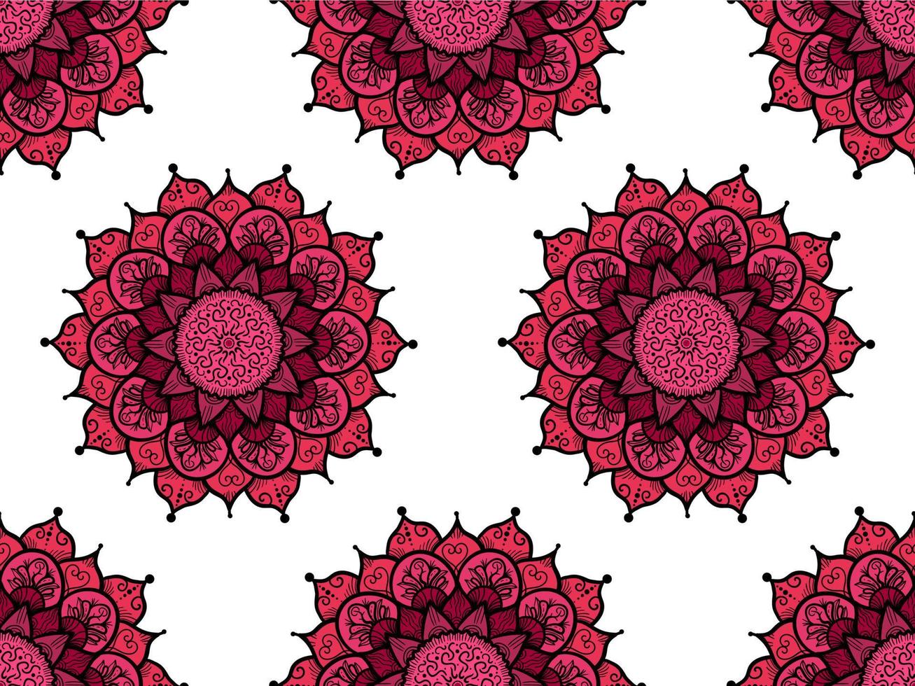 mandala naadloze patroon vector