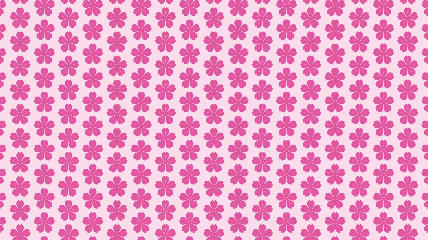 mini roze bloemen behang vector