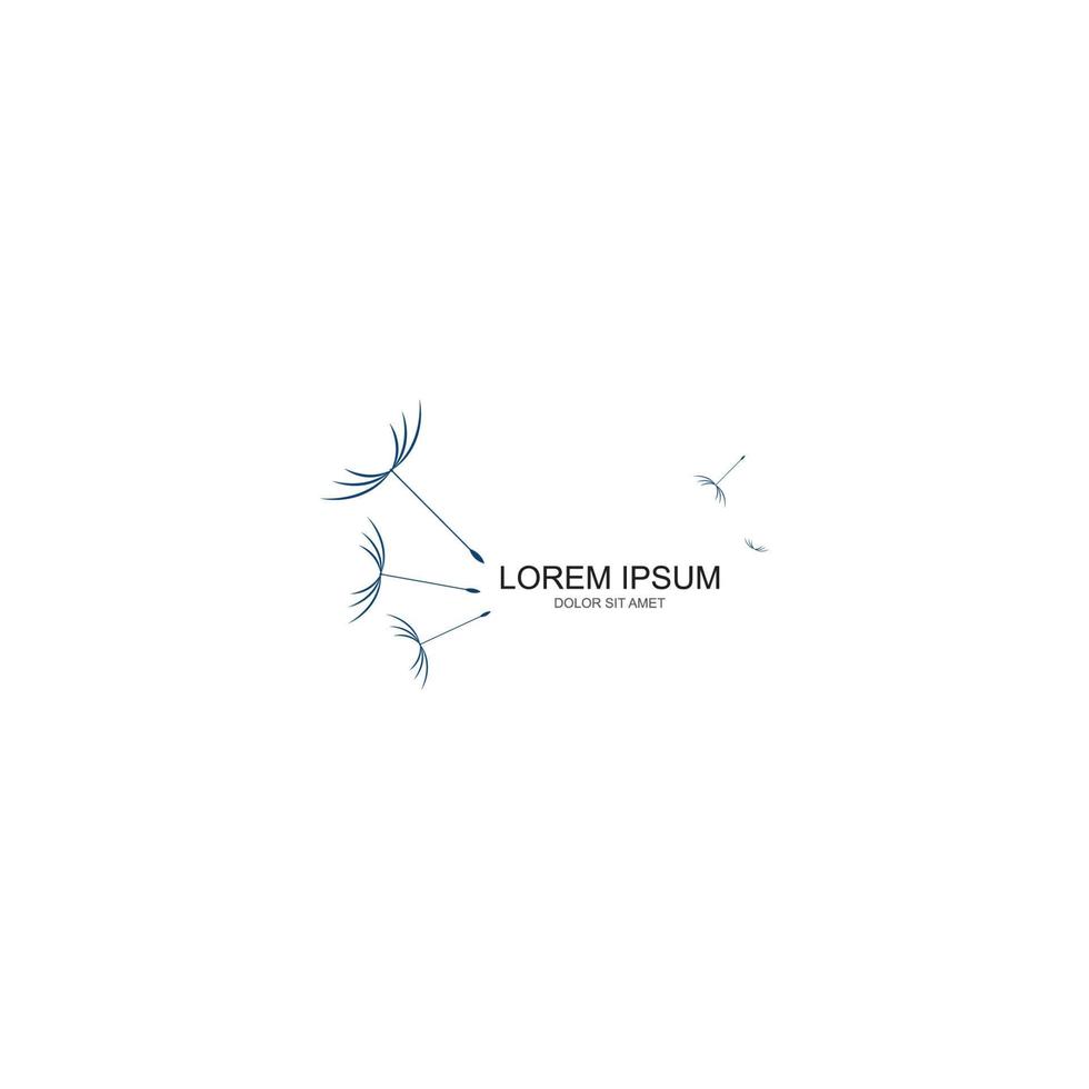 paardebloem bloem logo vector