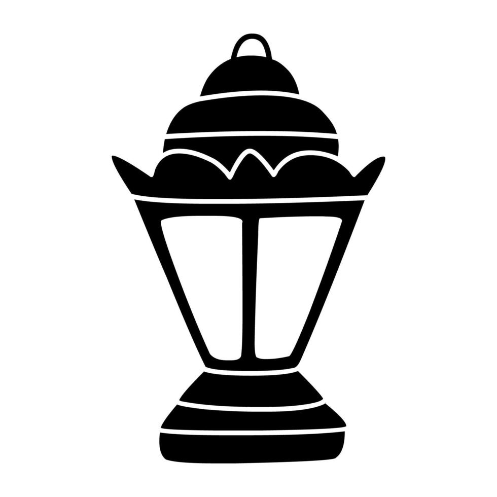 lantaarn icoon vector illustratie. lantaarn icoon logo