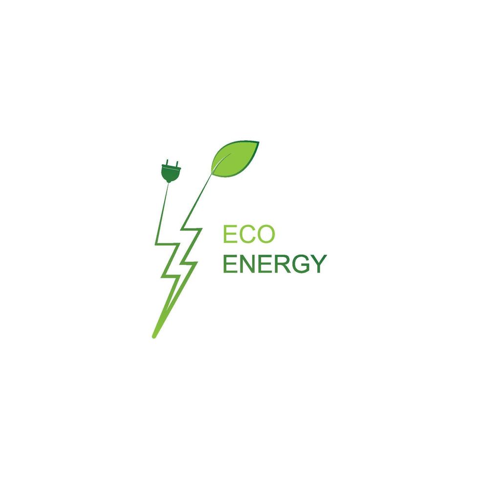 eco energie logo sjabloon vector