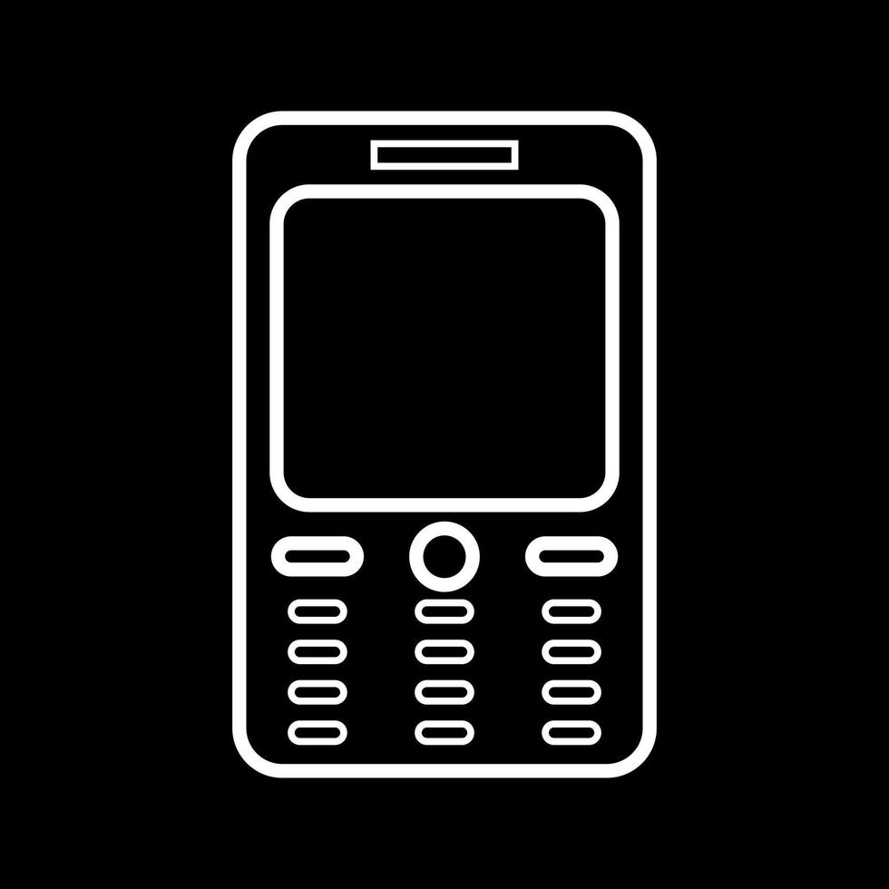 mooi telefoon vector lijn icoon