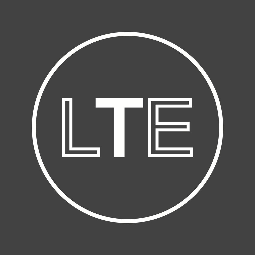 mooi lte netwerk lijn vector icoon