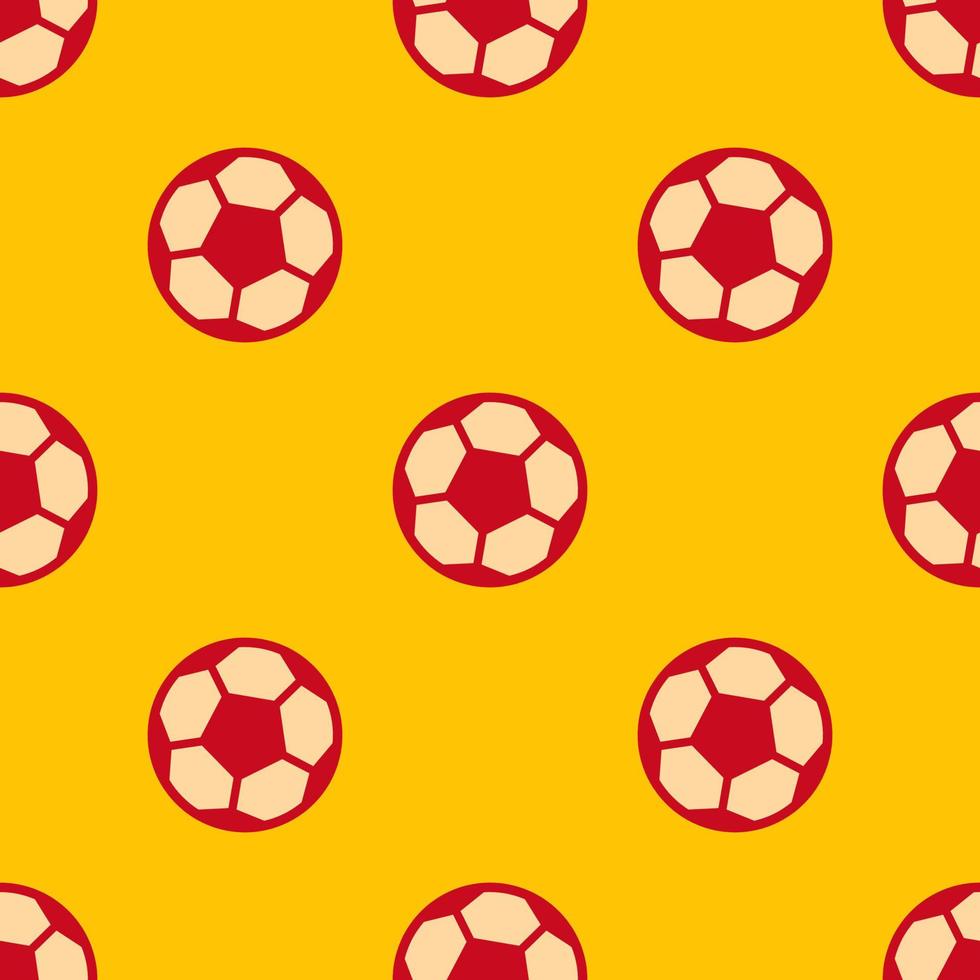 helder patroon van voetbal ballen in vlak stijl voor het drukken en ontwerp.vector illustratie. vector
