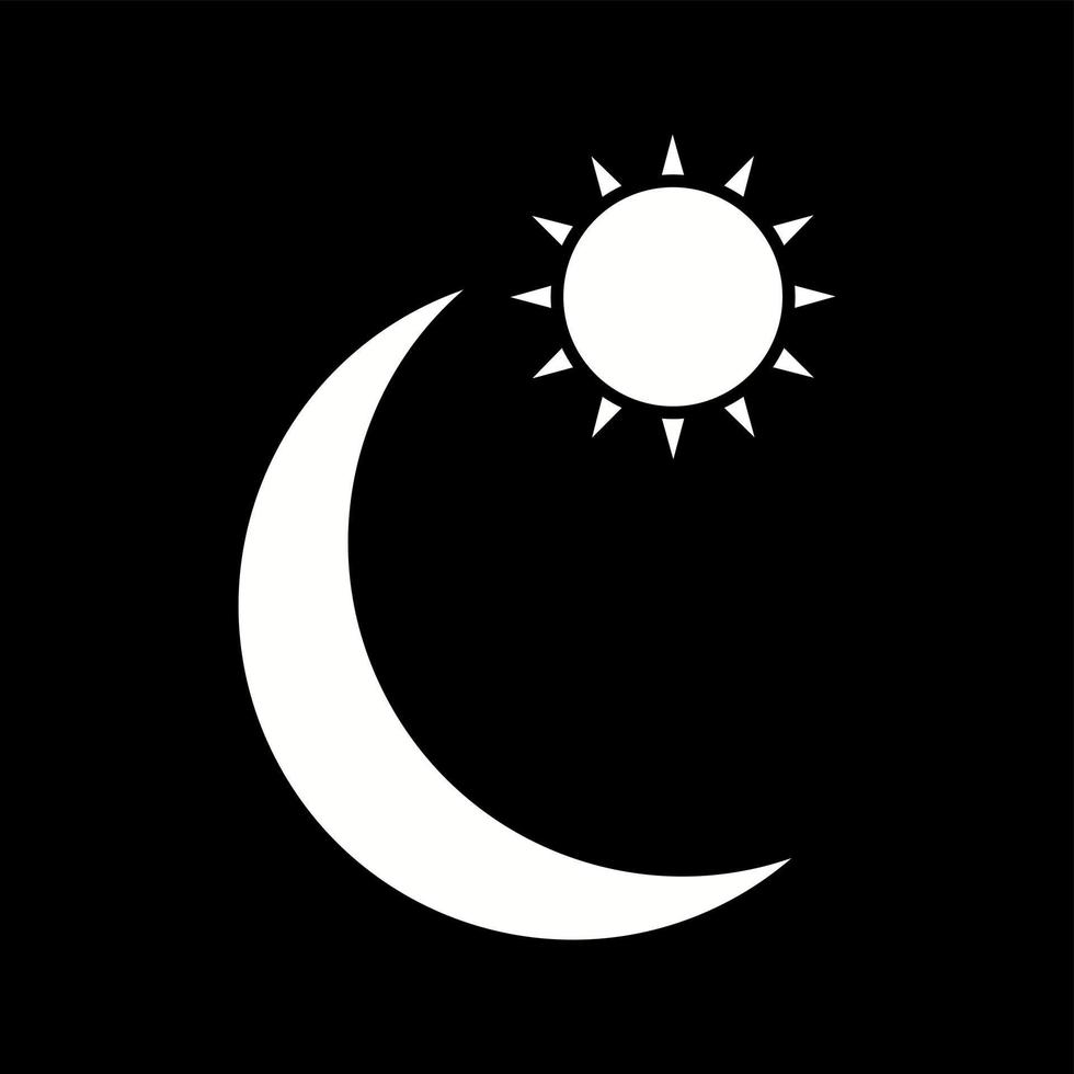 uniek zon en planeet vector glyph icoon