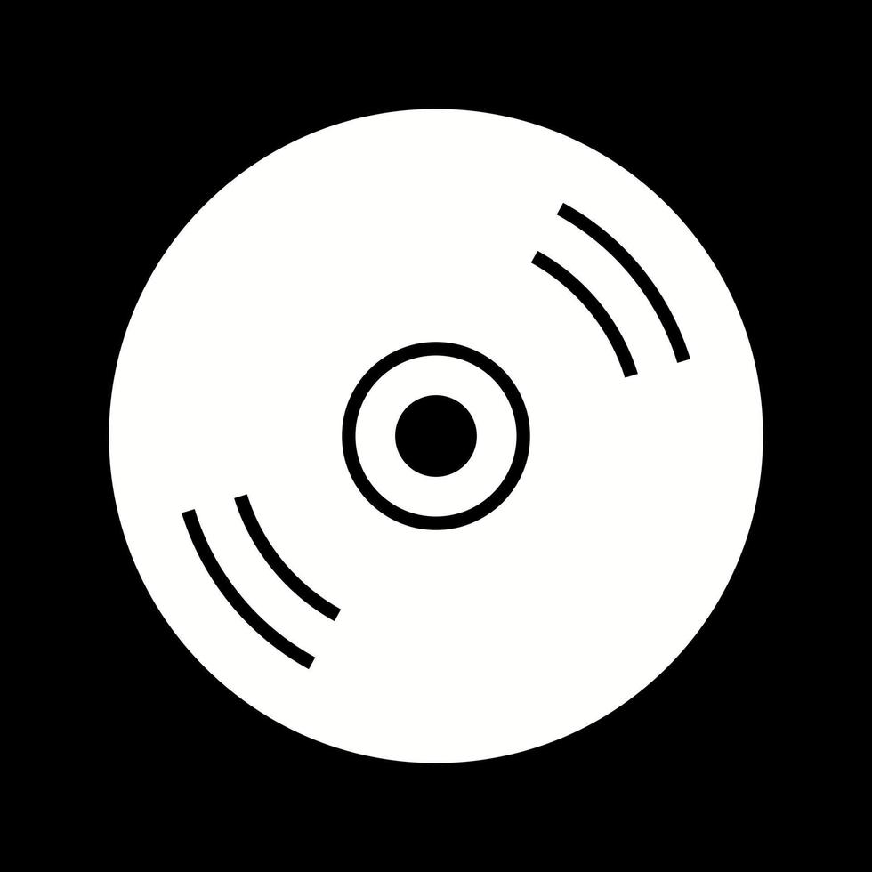 mooi CD glyph vector icoon