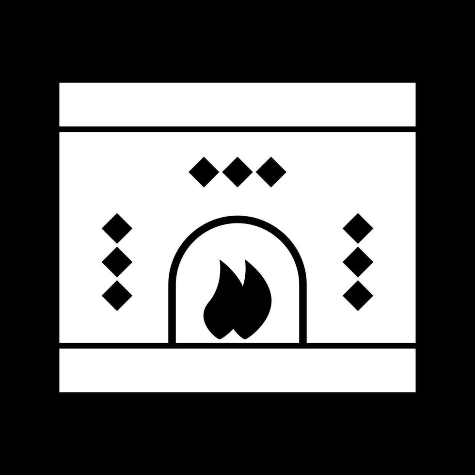 mooi haard glyph vector icoon