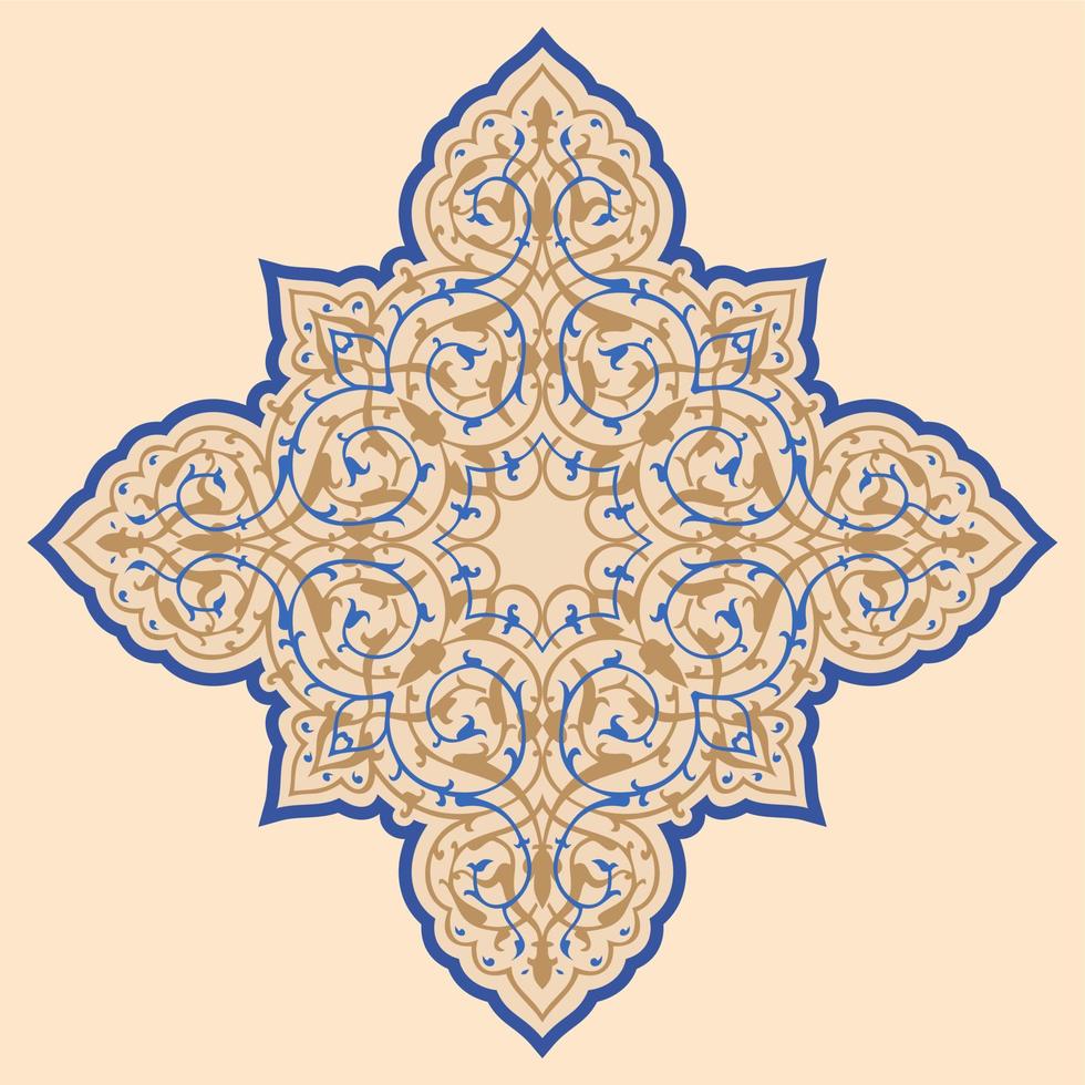 oosters Islam ornament ster vector