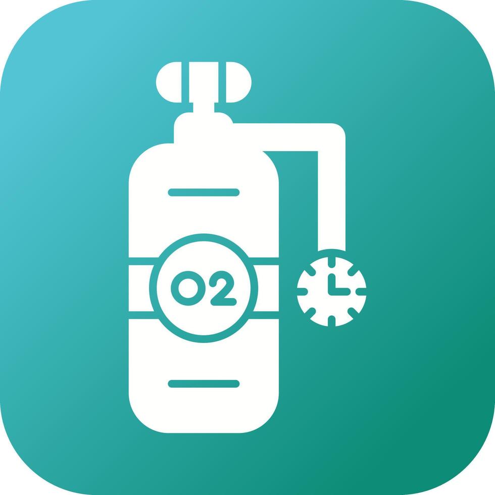 zuurstof tank vector icon