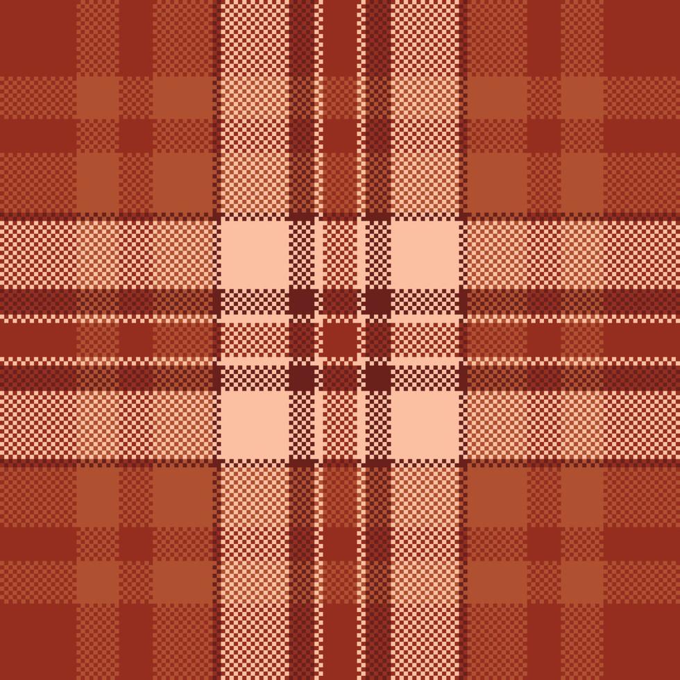 pixel achtergrond vector ontwerp. modern naadloos patroon plaid. plein structuur kleding stof. Schotse ruit Schots textiel. schoonheid kleur madras ornament.