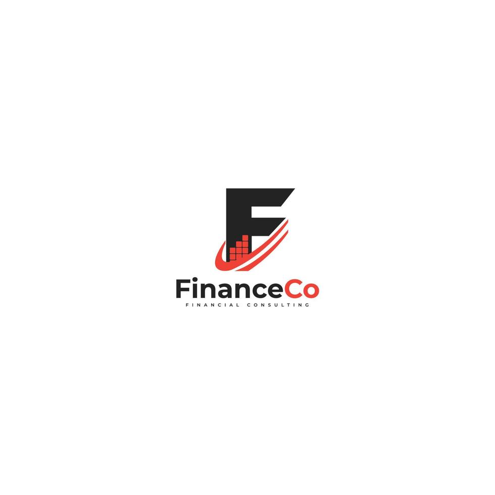 financiën logo vector ontwerp