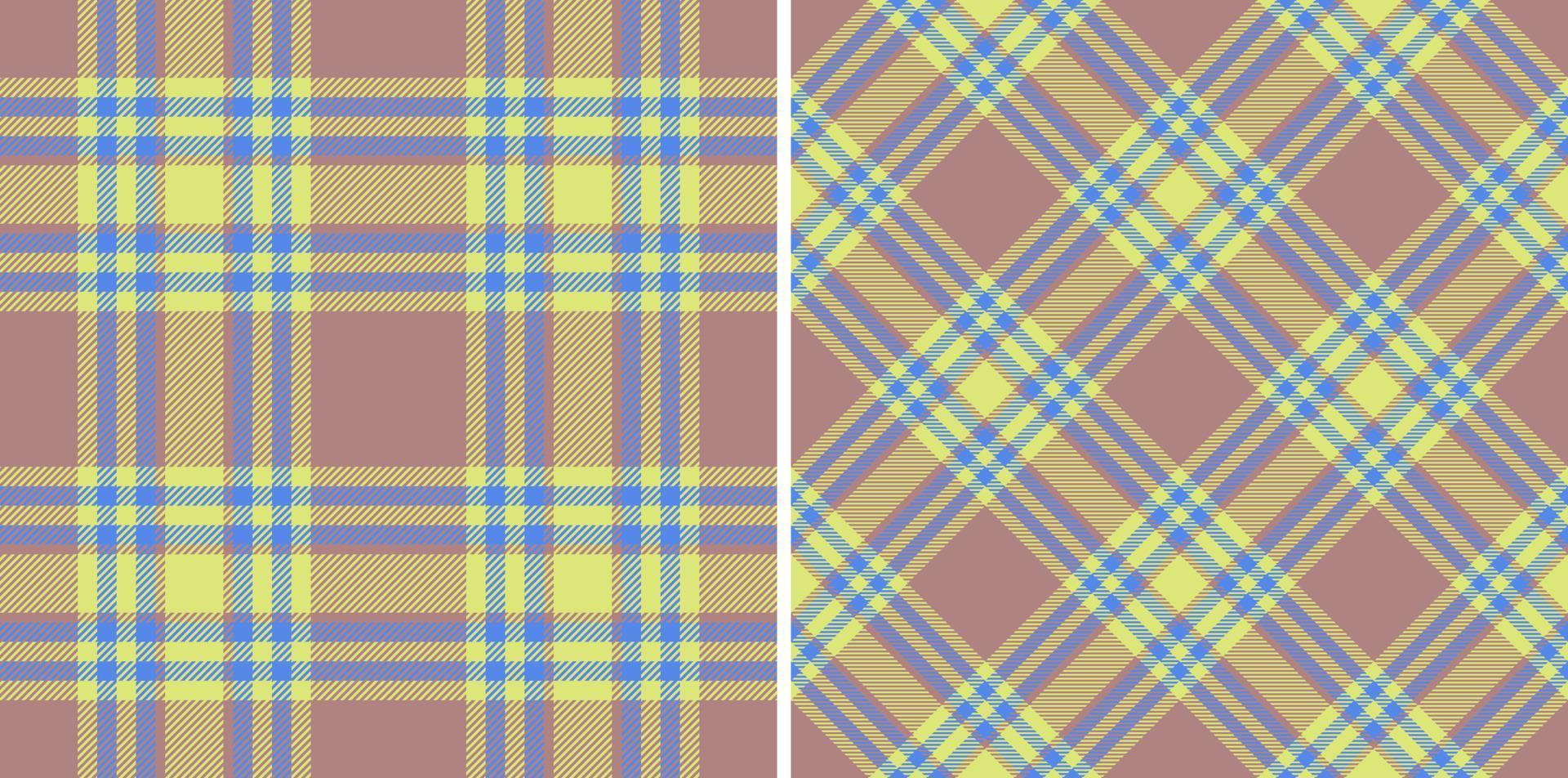 controleren naadloos tartan. achtergrond patroon textuur. kleding stof vector textiel plaid.