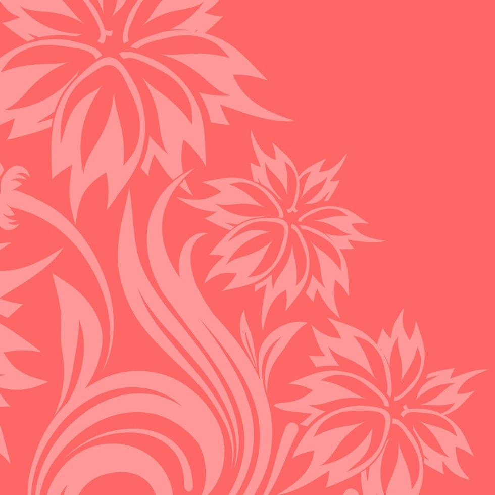 achtergrond vector ontwerp met klassiek bloemen ornament