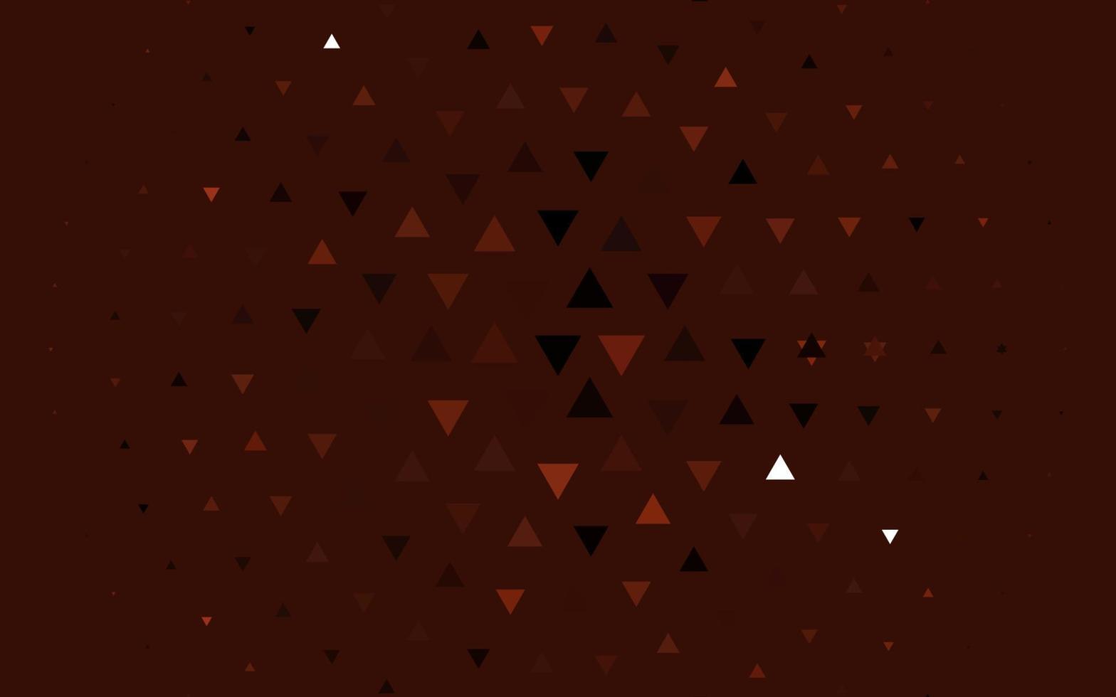 lichtrode vectortextuur in driehoekige stijl. vector