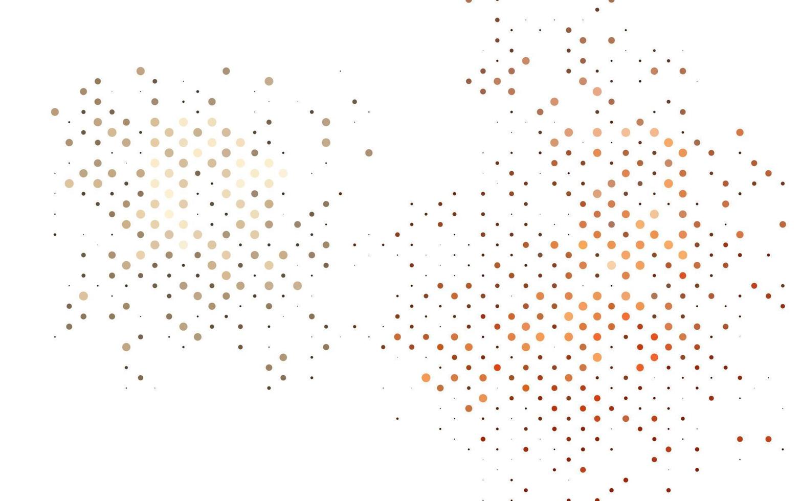 lichtrode vectorlay-out met cirkelvormen. vector