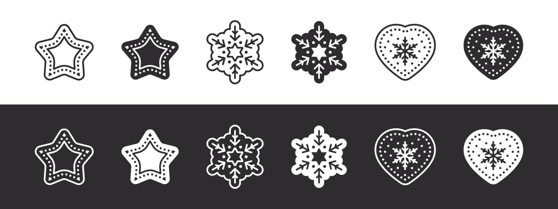 Kerstmis speelgoed tekens. verzameling van Kerstmis pictogrammen Aan wit achtergrond. vector illustratie