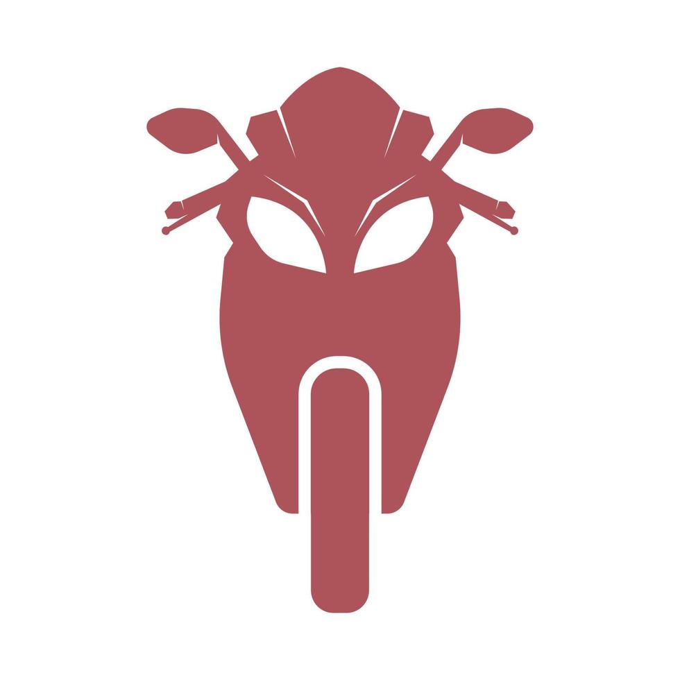 motorfiets logo icoon ontwerp vector