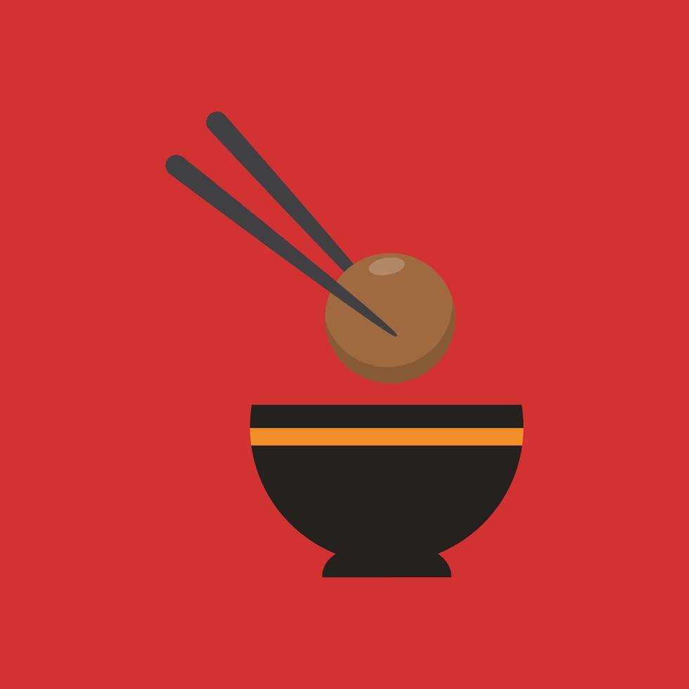 Japans traditioneel voedsel vector illustratie