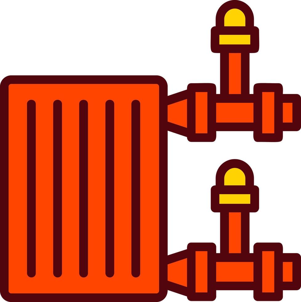 radiator vector icoon