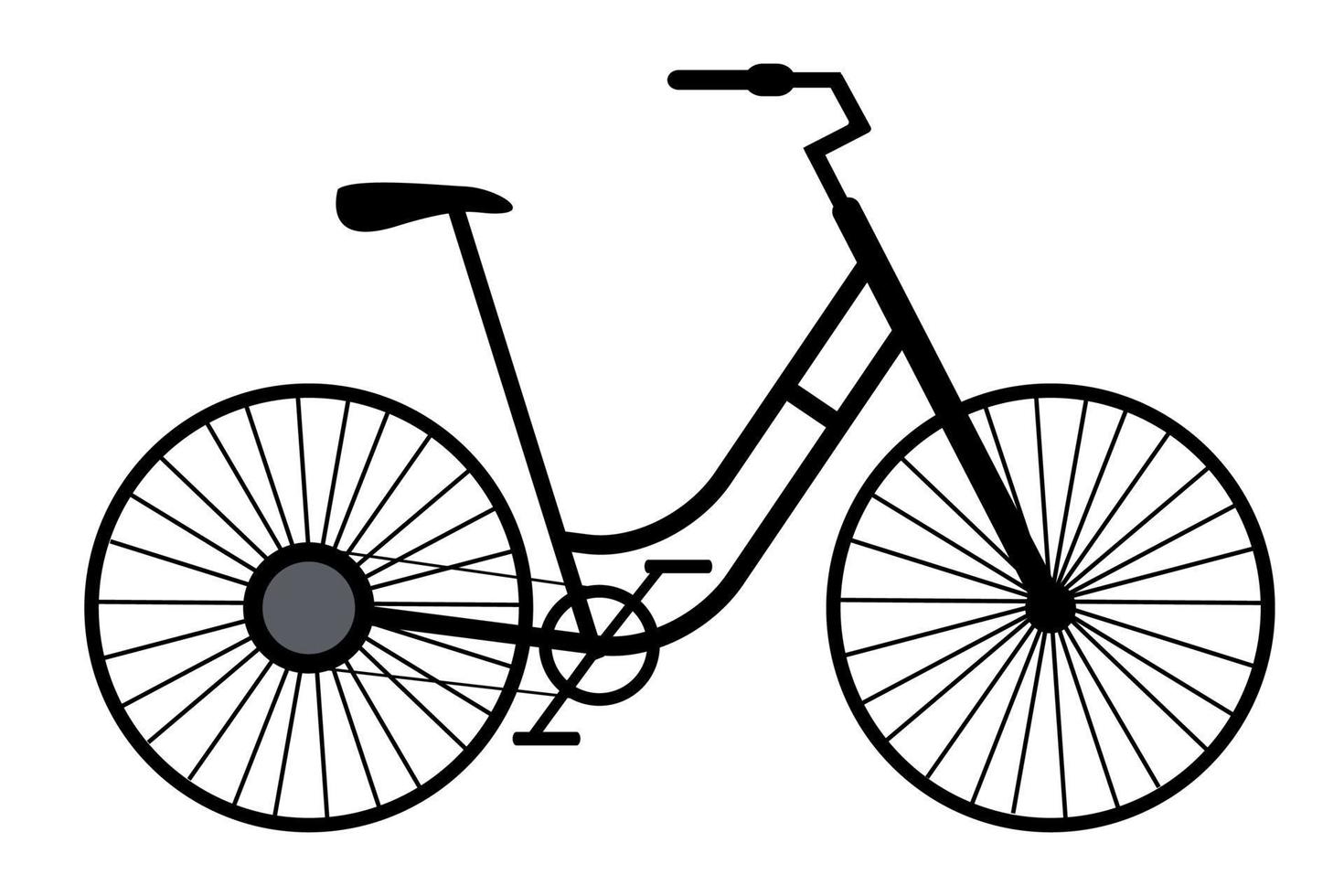 een fiets. fiets icoon vector. de concept van wielersport. modieus vlak stijl voor grafisch ontwerp, logo, website, sociaal media, ui, mobiel app. vector