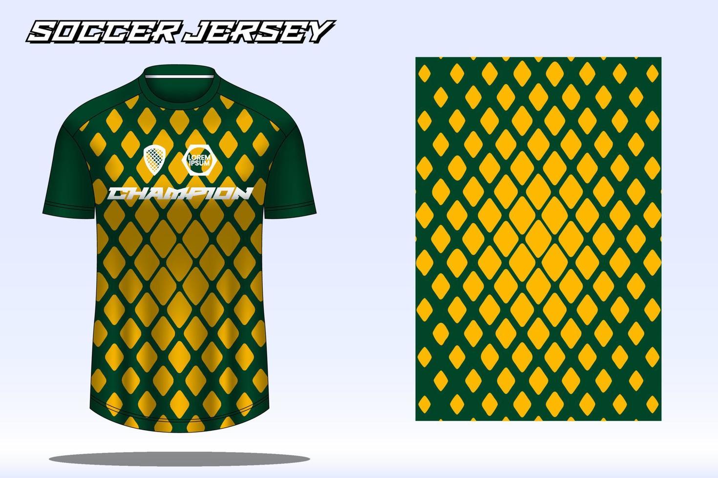 voetbal Jersey sport t-shirt ontwerp mockup voor Amerikaans voetbal club vector