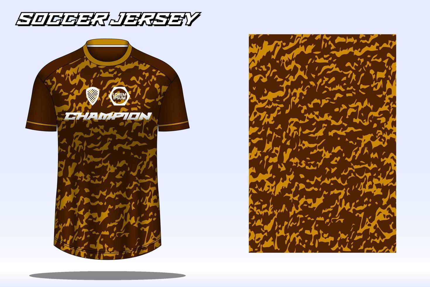 voetbal Jersey sport t-shirt ontwerp mockup voor Amerikaans voetbal club vector