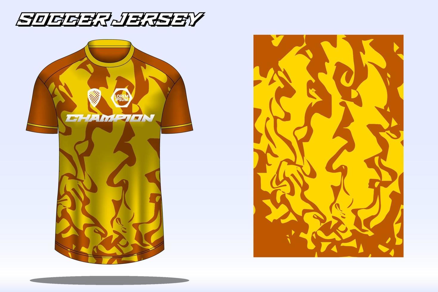 voetbal Jersey sport t-shirt ontwerp mockup voor Amerikaans voetbal club vector