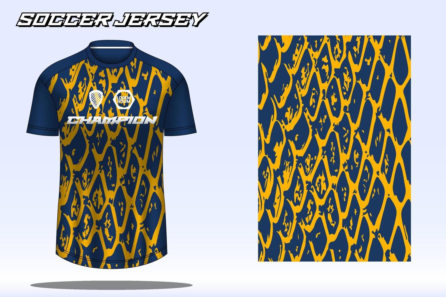 voetbal Jersey sport t-shirt ontwerp mockup voor Amerikaans voetbal club vector