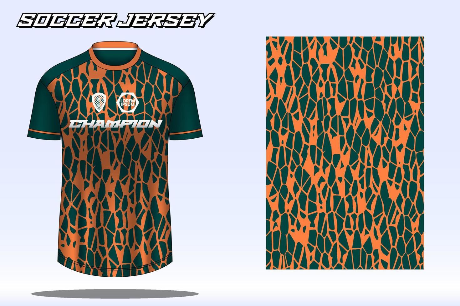 voetbal Jersey sport t-shirt ontwerp mockup voor Amerikaans voetbal club vector