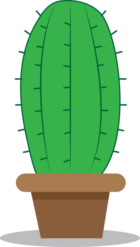 vector illustratie cactus fabriek