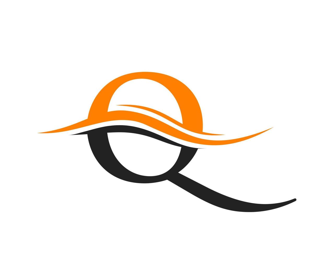 monogram q logo ontwerp vector sjabloon