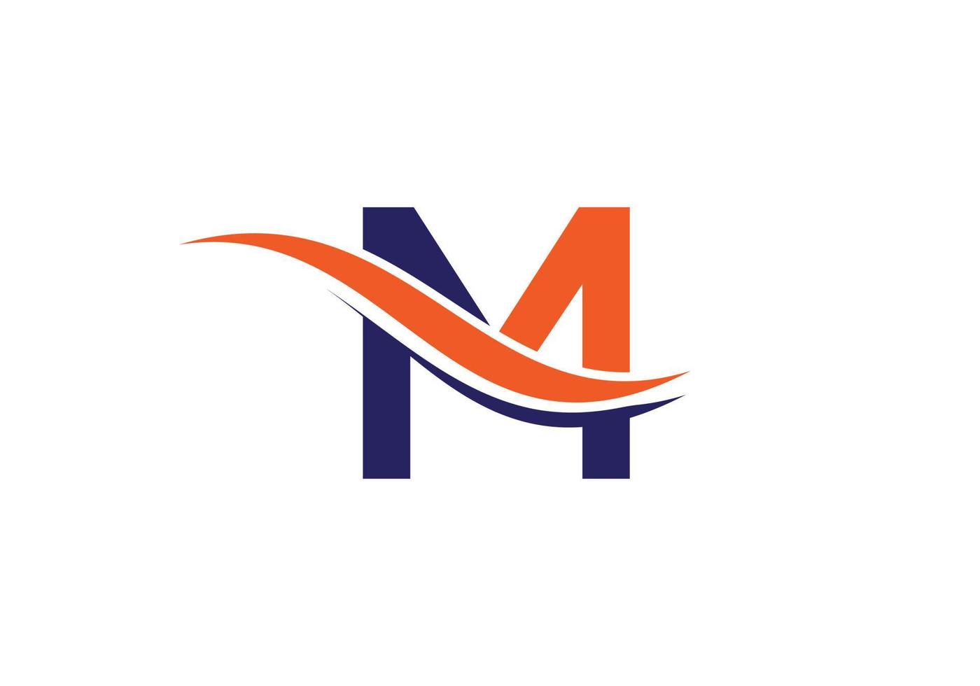 monogram m logo ontwerp voor bedrijf en bedrijf identiteit vector