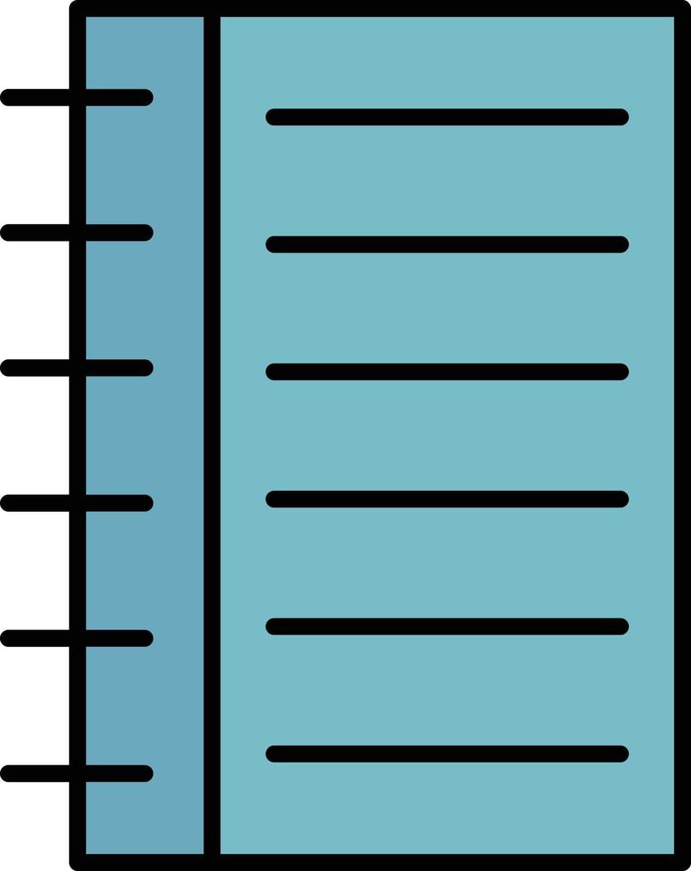 notebook vector pictogram