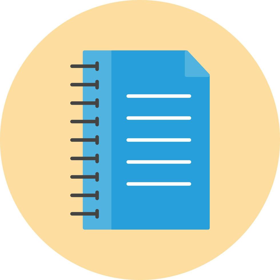 notebook vector pictogram