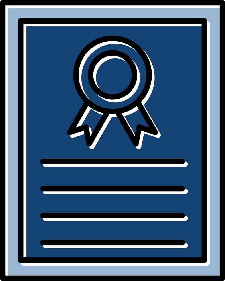 certificaat vector pictogram