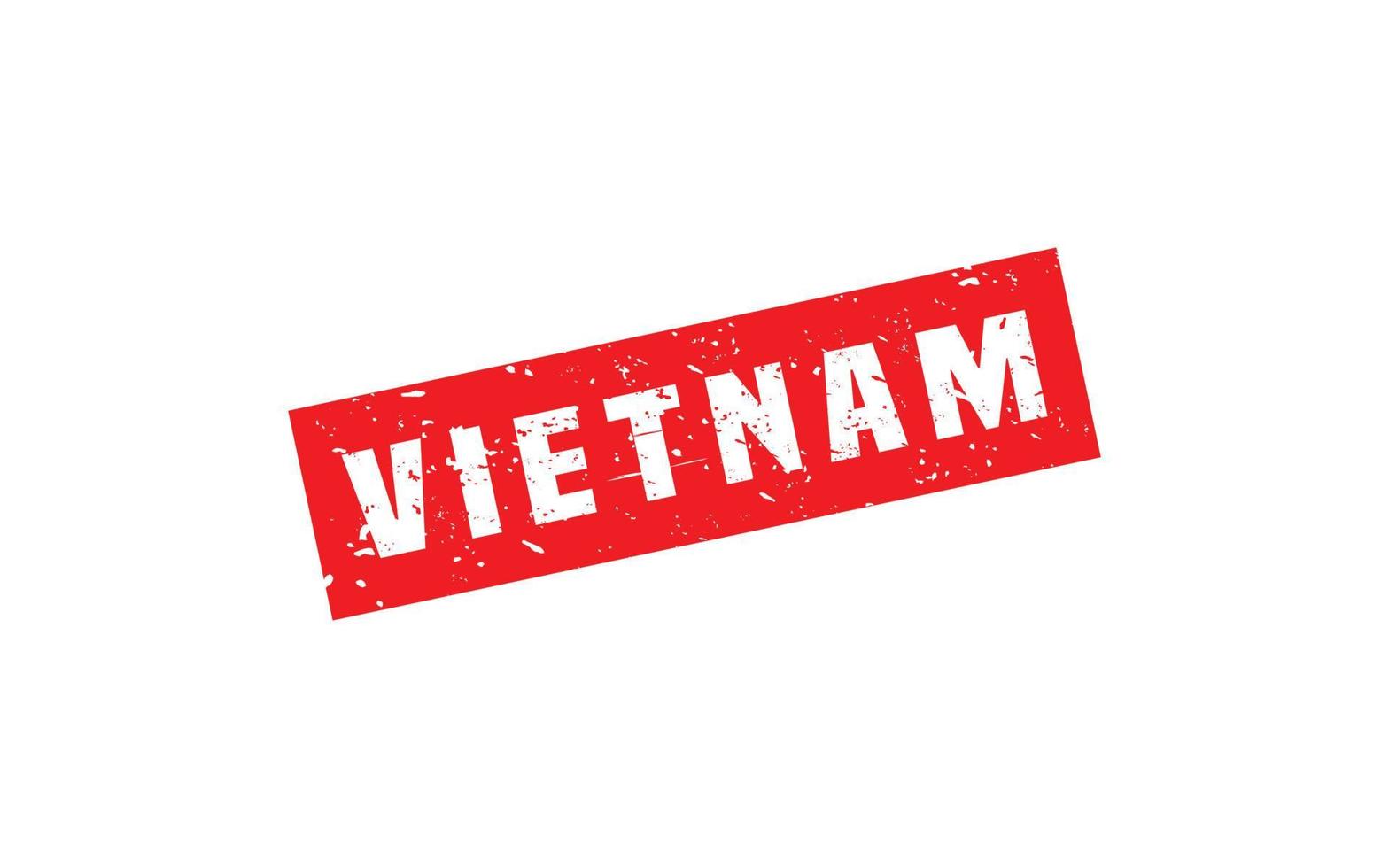 Vietnam postzegel rubber met grunge stijl Aan wit achtergrond vector