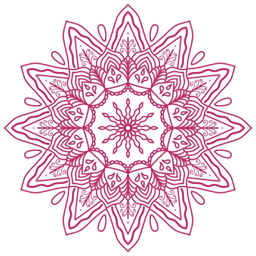 mandala bloem patroon Islamitisch vector herkleurbaar kunst ontwerp