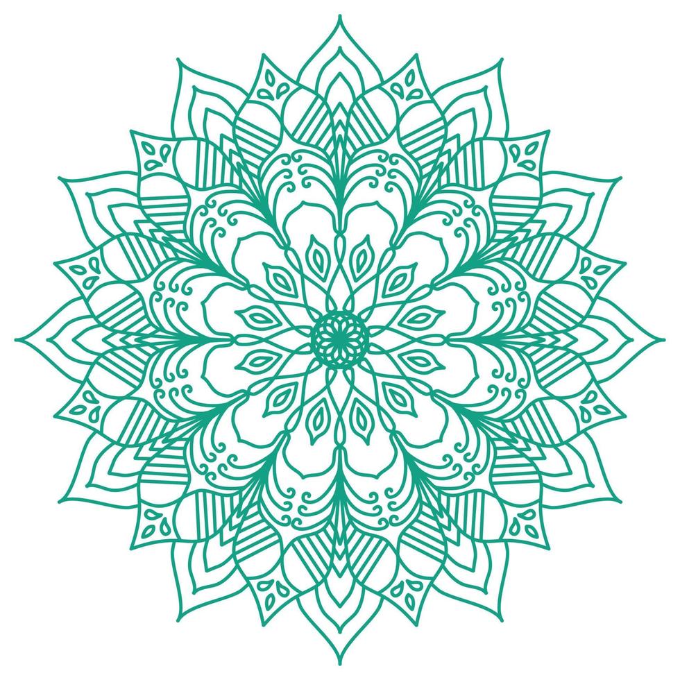 mandala bloem patroon Islamitisch vector herkleurbaar kunst ontwerp