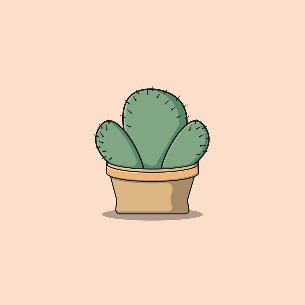 cactus minimalistische vector ontwerp