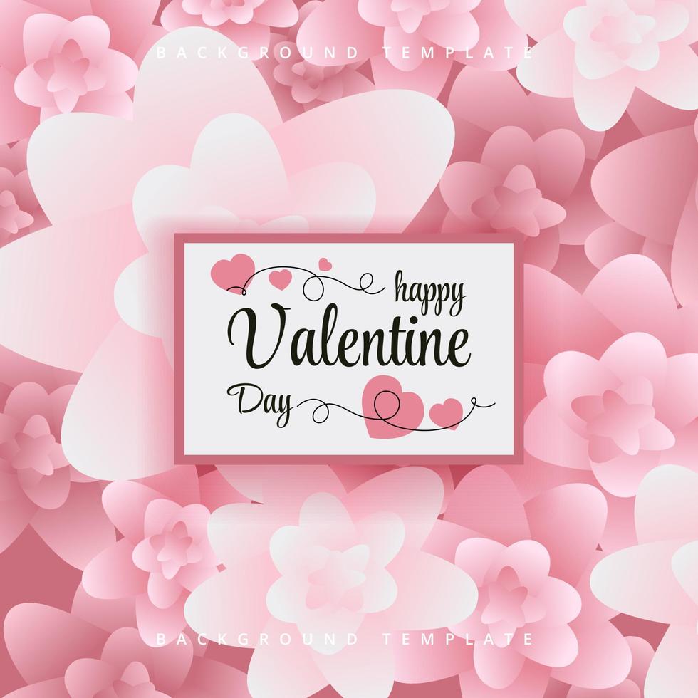 Valentijnsdag achtergrond banier bloem met pastel roze kleur voor brutaal merk kunstmatig vrouw Product vector