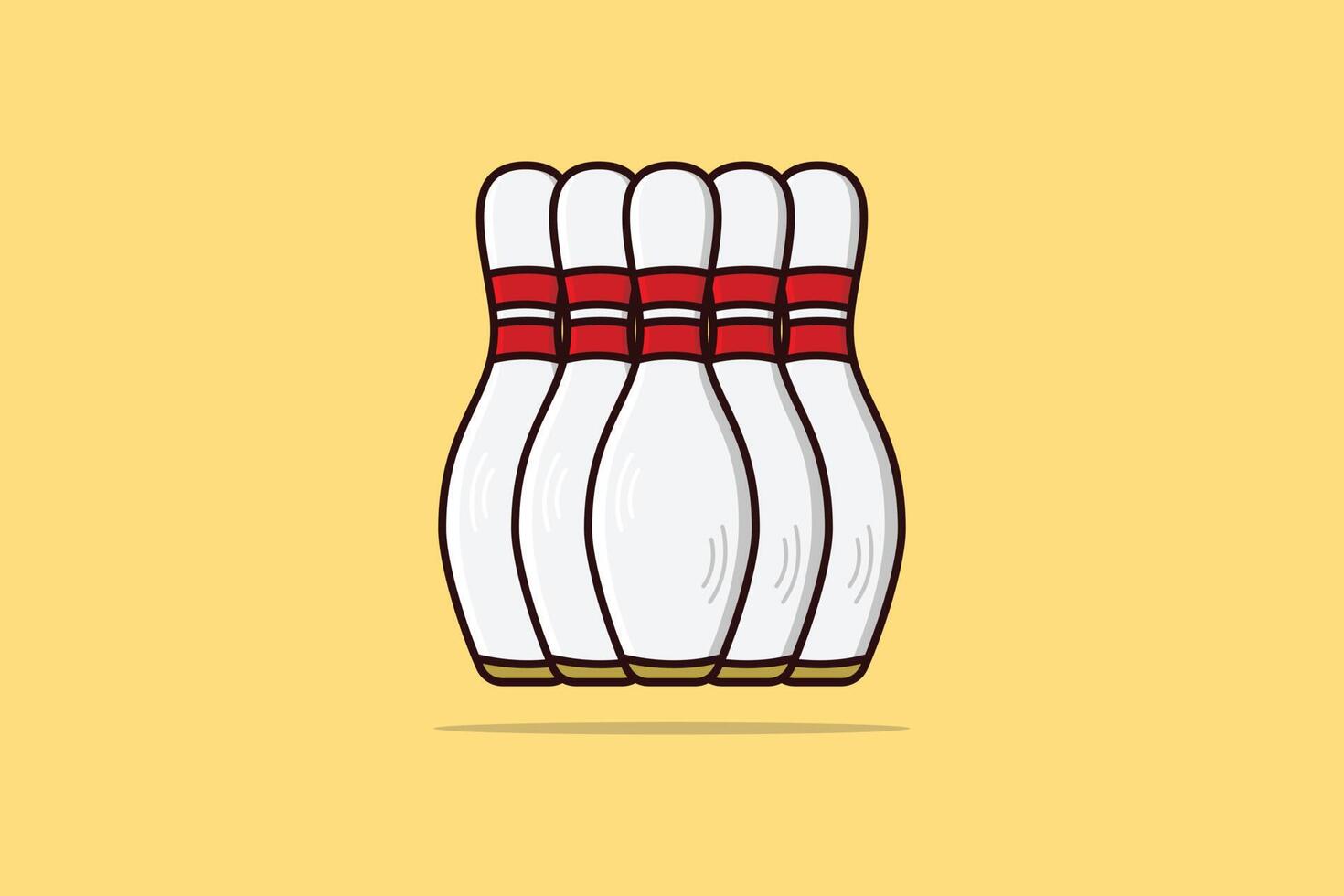 professioneel bowling toernooi insigne logo ontwerp. sport voorwerp icoon concept. bowling logo sjabloon ontwerp. bowling bal en pinnen icoon ontwerp. vector