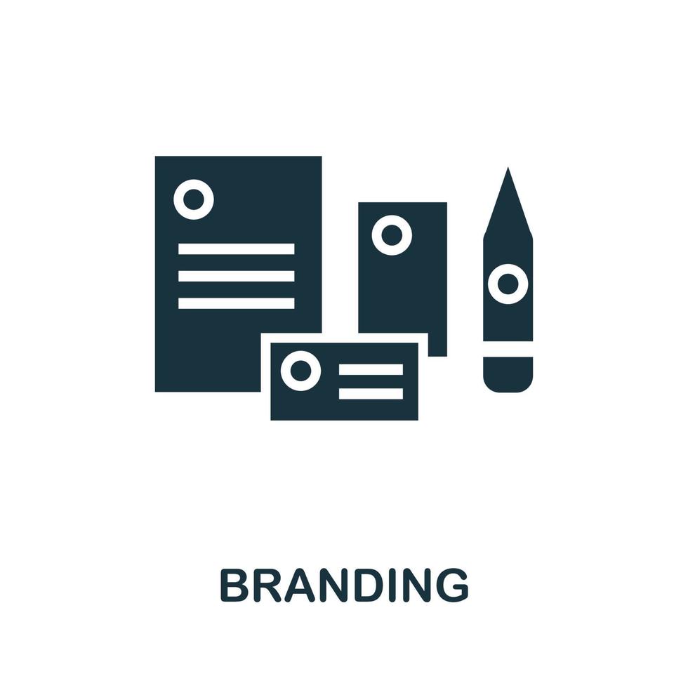 branding icoon. gemakkelijk illustratie van creatief pakket verzameling. creatief branding icoon voor web ontwerp, Sjablonen, infographics en meer vector